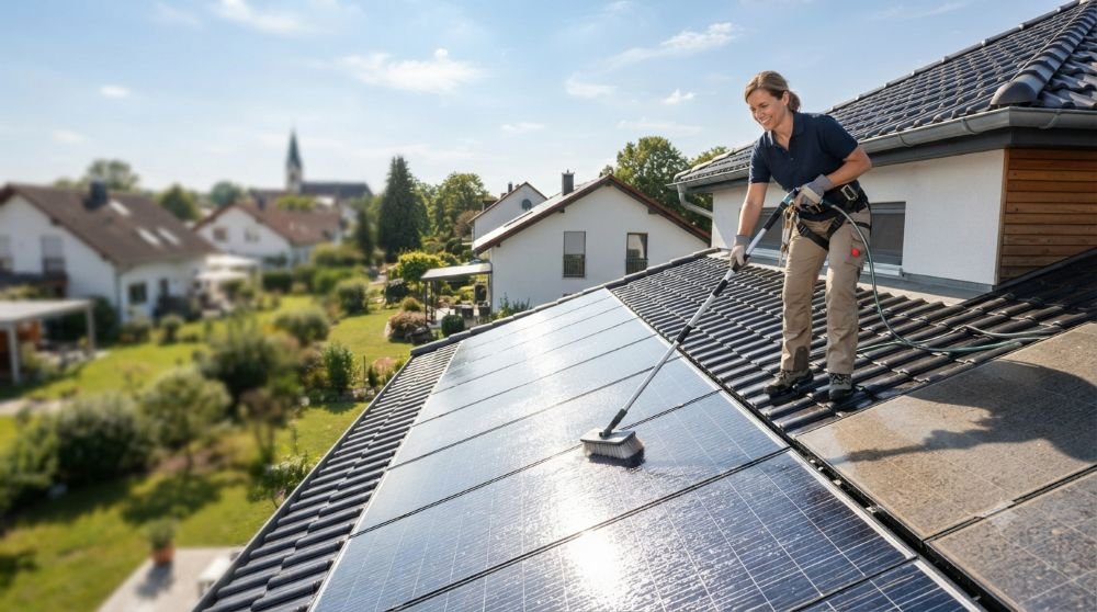 Photovoltaik Wartung und Reinigung